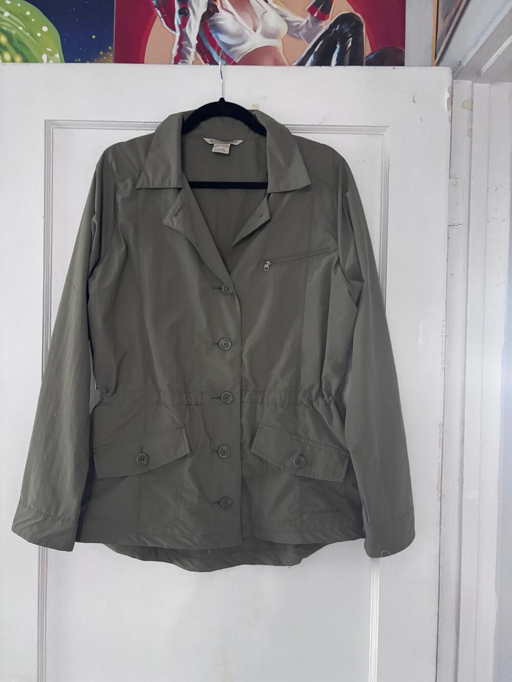 Exofficio Womens Round Trip Jacket Lightweight Water Resistant Size L